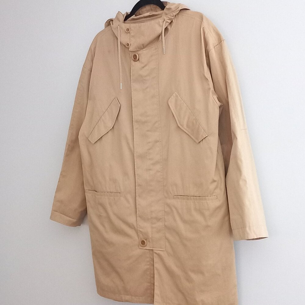 A.P.C. beige trench coat with hood - Picture 4 of 13